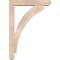 Ekena Millwork Thorton Craftsman Smooth Bracket w/ Offset Brace, Douglas Fir, 5 1/2"W x 28"D x 40"H BKT0604X28X40THR04SDF - alternate 3
